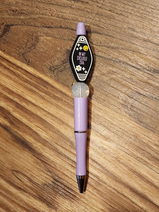 In My Delulu Era | Silicone Beaded Pen