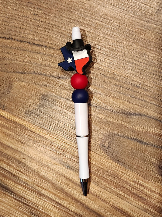Texas | Silicone Beaded Pen