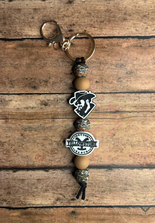 Cowboy Ranch Keychain