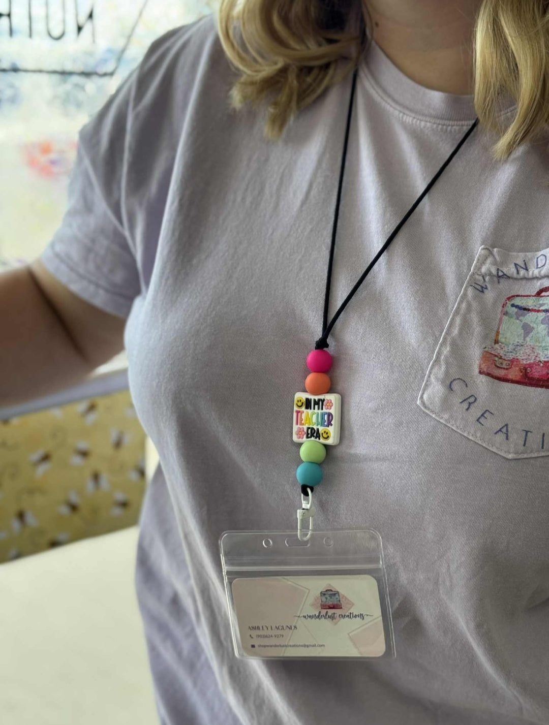 Kindergarten Planner | Silicone Beaded Lanyard